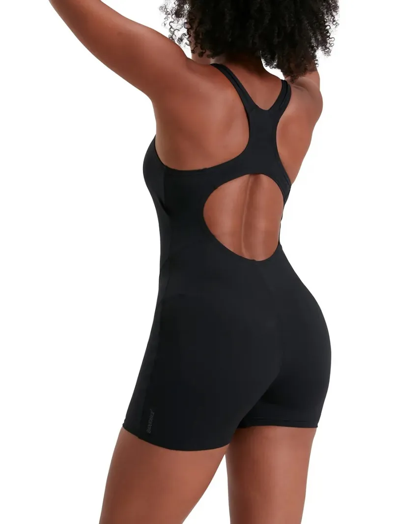 Speedo Women's ECO Endurance+ Legsuit Swimsuit Black-6